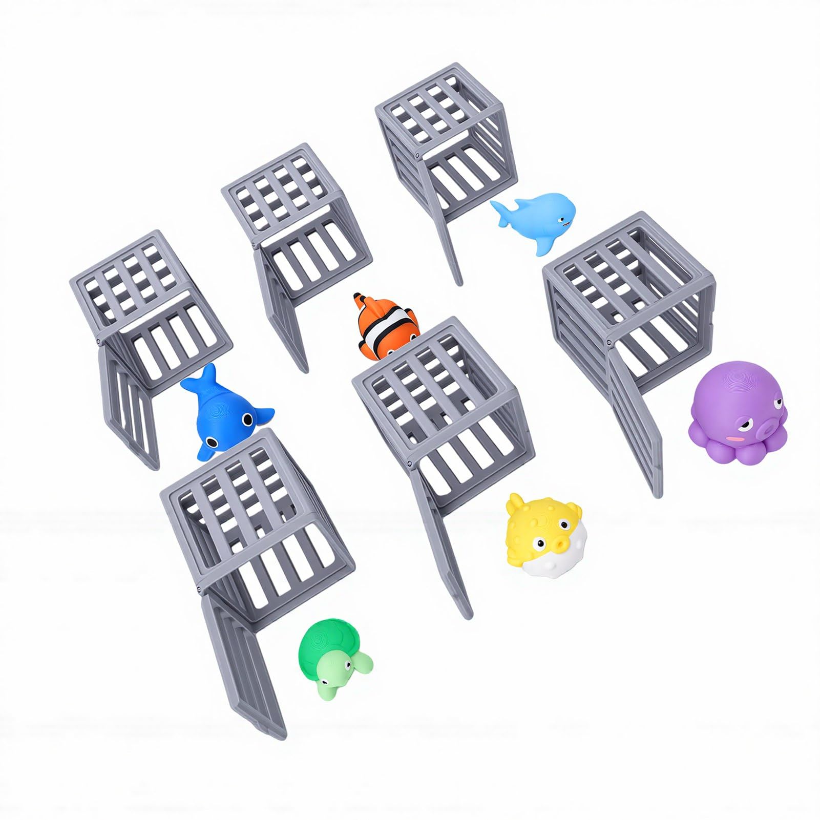 Matybobe Jouets de Plongée pour Piscine Enfants, Sauvetage de Créatures