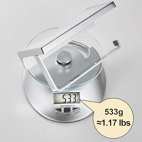 Miniatura 6 de Portarrollos de papel higiénico con estante dispensador de pañuelos, estantes para teléfono celular, accesorios de baño montados en la pared,