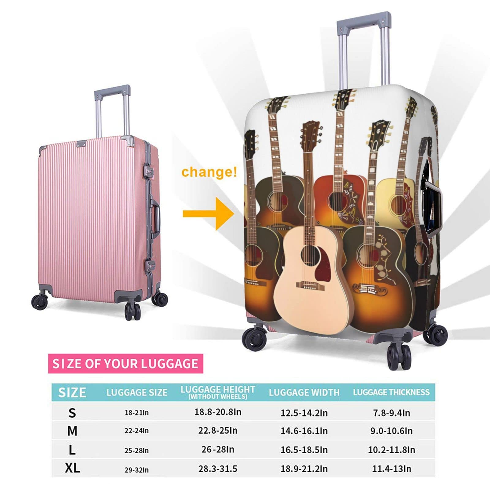 Protezione Per Custodia Da Viaggio Per Carrello Per Cavalli - Elevata Elasticità Con Cerniera Medio Valigetta Per Trolley Da 18-32 Pollici Applicabile A Prezzi Accessibili - Foto 8