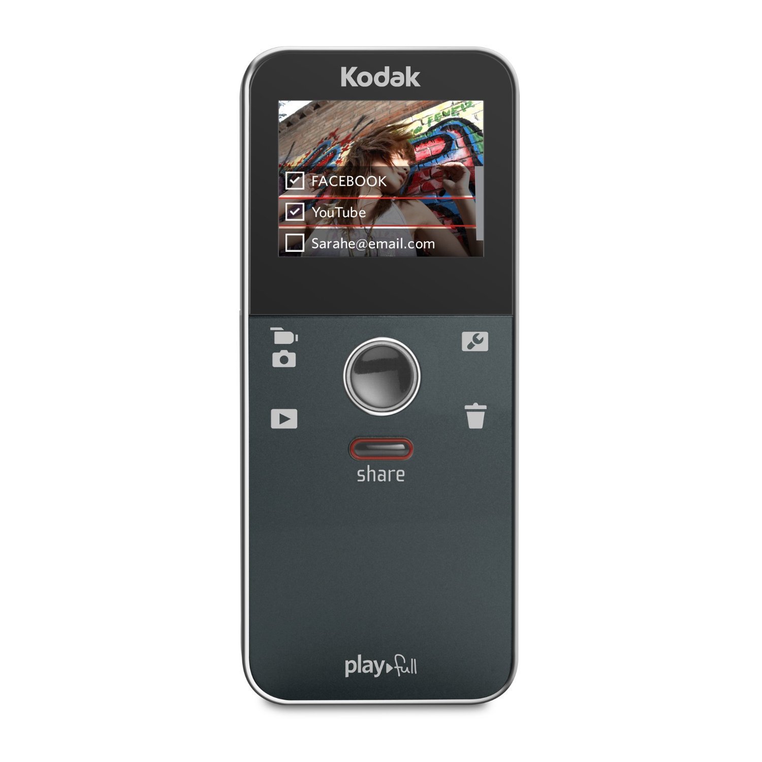Kodak PlayFull HD Video Camera - BlueBlack