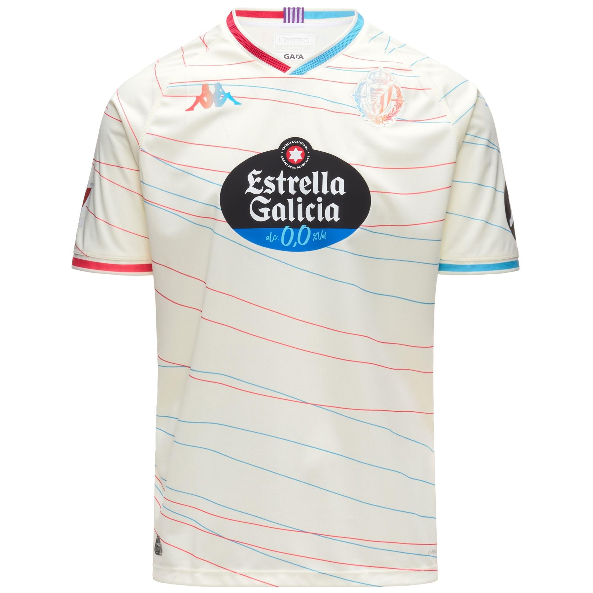 Kappa Real Valladolid 24/25 Kombat Away Junior Short Sleeve T-Shirt 14 Years