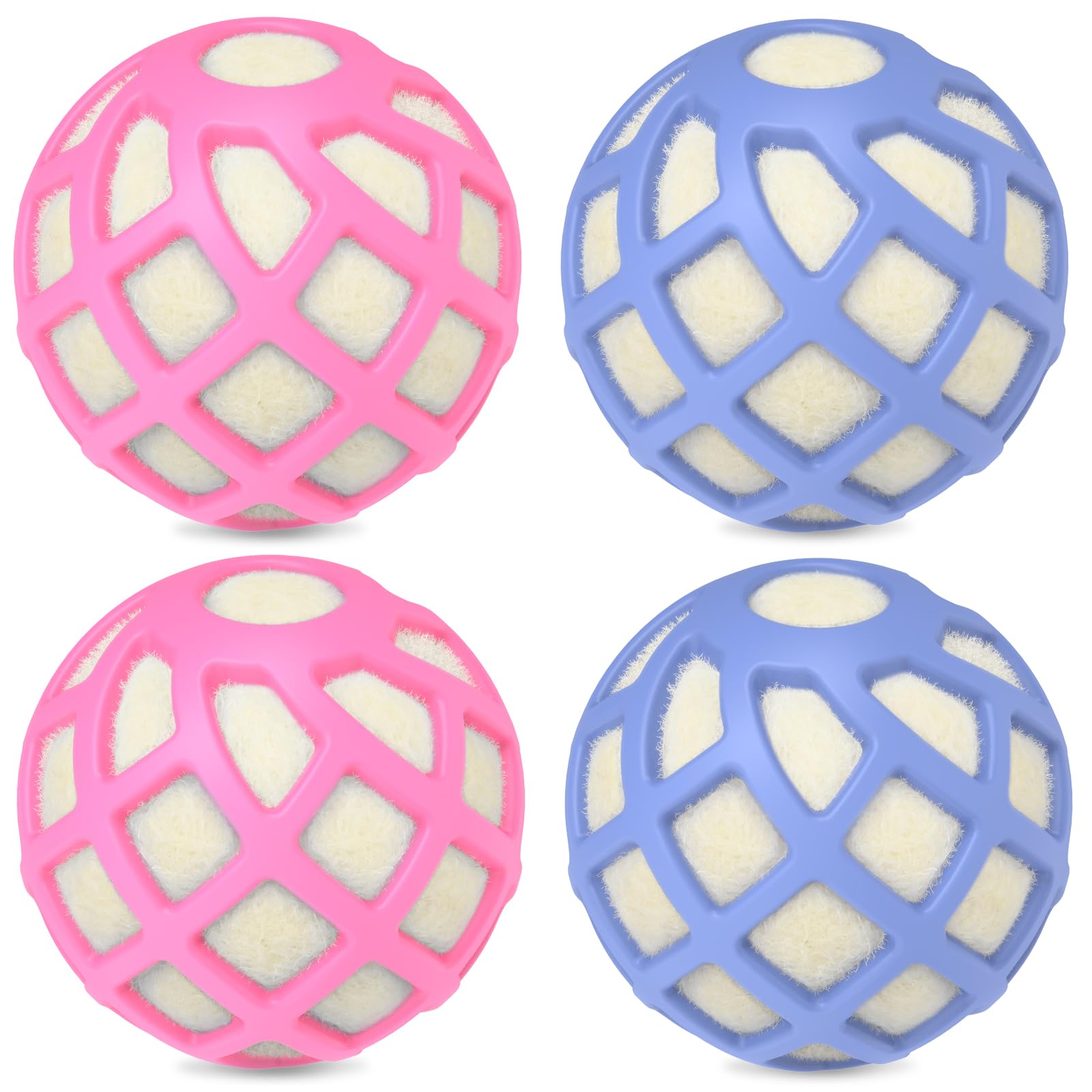 Dryer Balls – Patented Silicone Guard, Natural Wool Core, Super Anti-Tangle & Saves Drying Time, Reduces Static & Noise, Natural Fabric Softener, XL 3