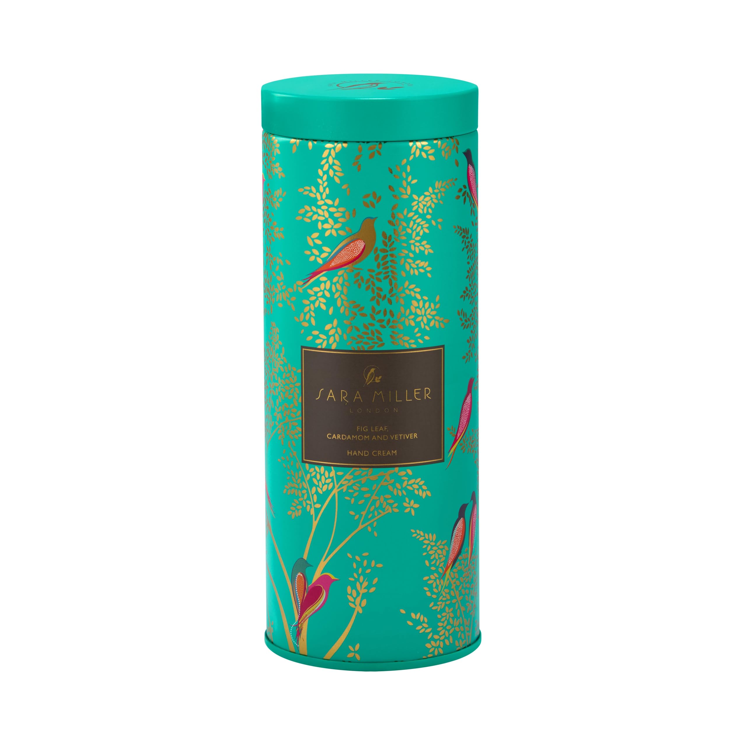 Sara Miller London Hand Cream 100ml in Tin, Shea Butter, Scented with Fig Leaf and Cardamom - Image 2