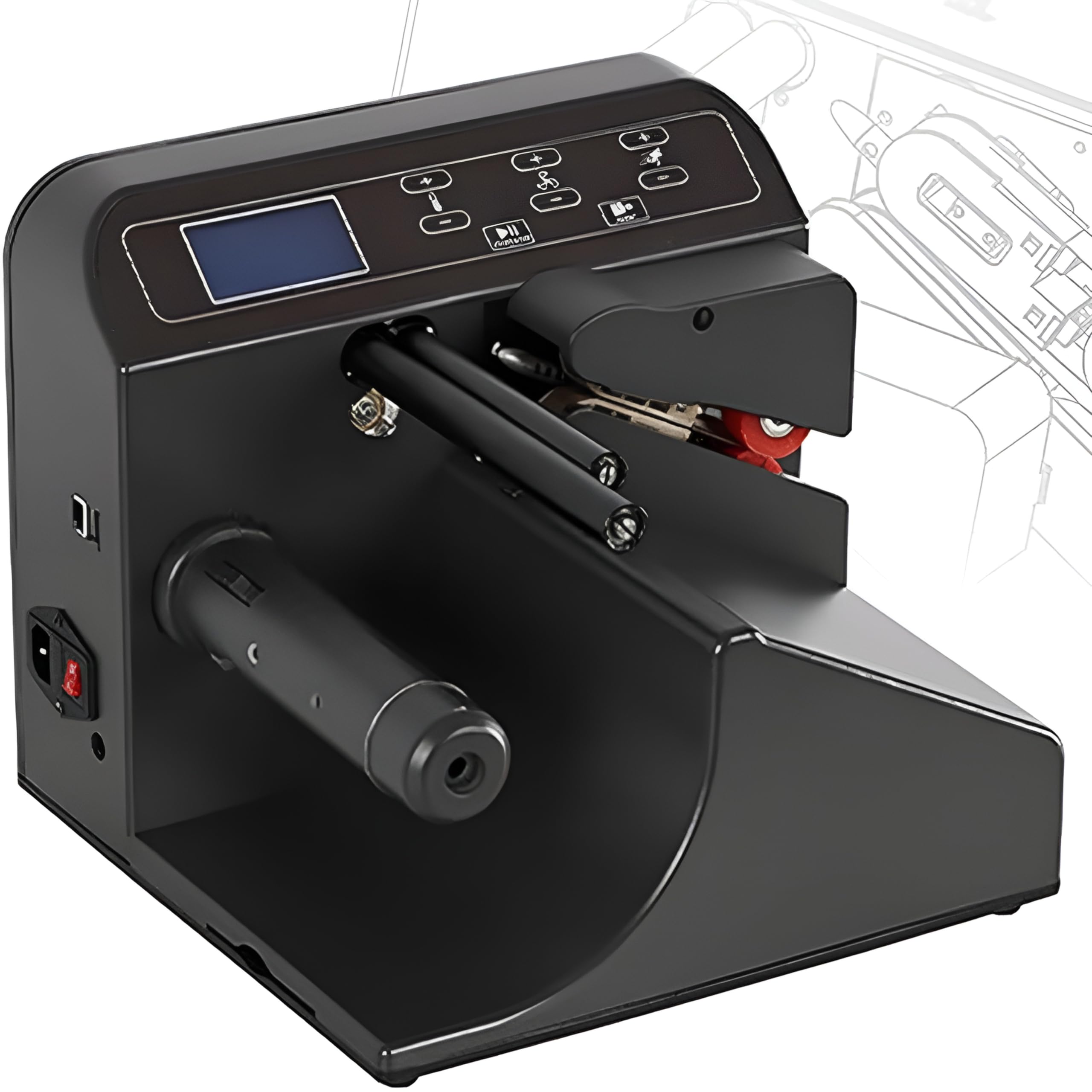 Machine à coussin d'air portable pour l'emballage, fabricant d'oreiller gonflable à grande vitesse pour l'expédition, l'entrepôt, la logistique, l'emballage industriel