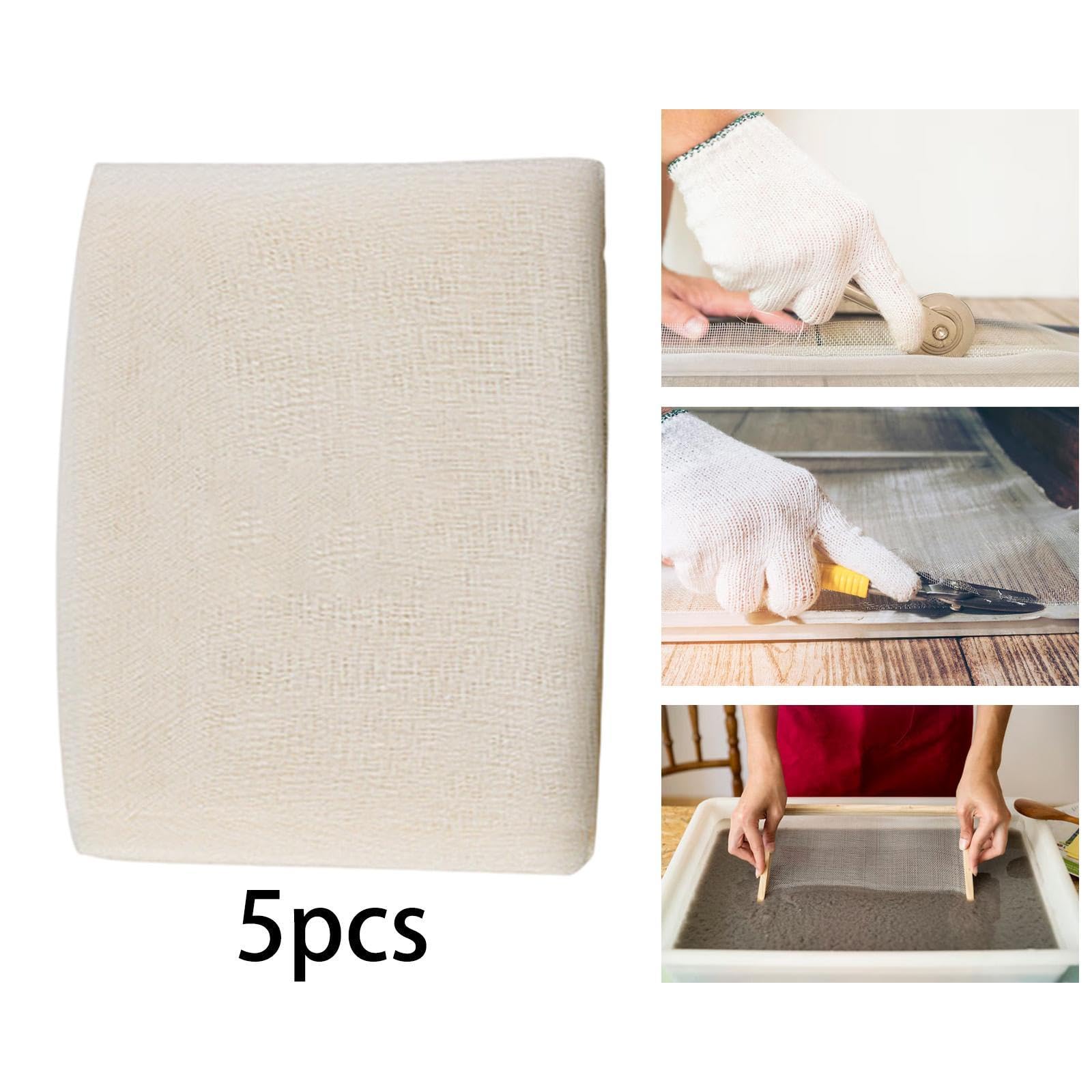 Fancyes 5Pcs Book Binding Cloth Kit Starter Tool Fabrics Materials Bookbinding Supplies for DIY Bookbinding Bible Sketchbook Scrapbook, 90x200cm