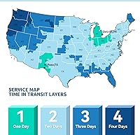Vista 2 de Detroit Axle - 2 amortiguadores traseros para Ford E-150 E-250 Econoline E-350 Club Wagon E-450 Super Duty, 2 amortiguadores completos de reemplazo