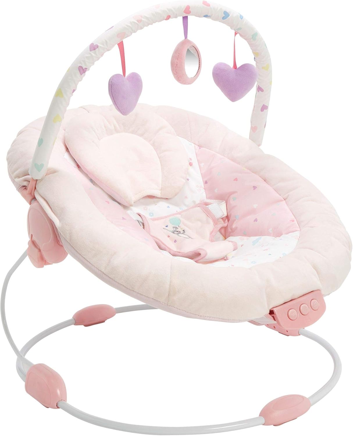 pink baby bouncer