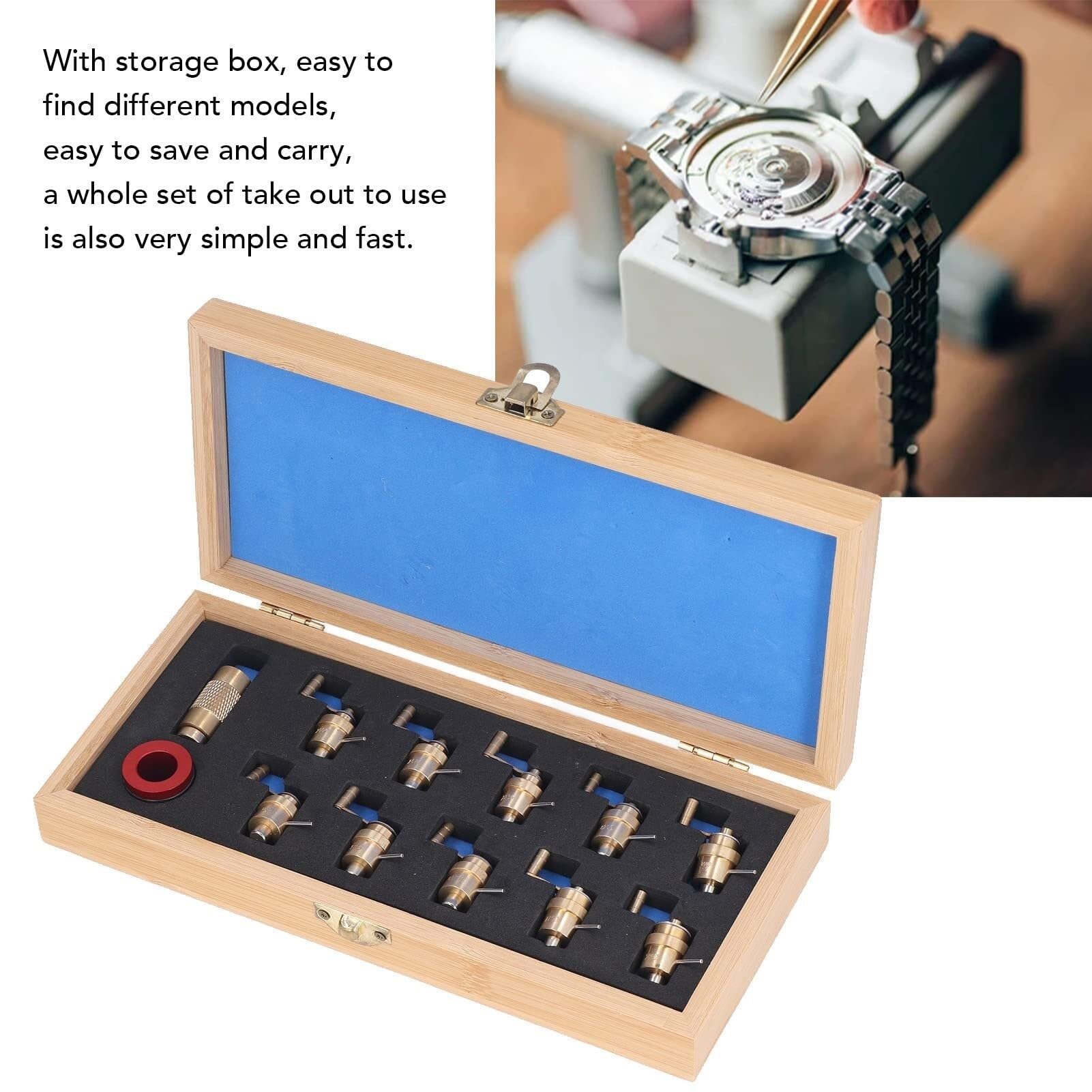 Federaufzieher-Set aus Messing, professionelles DIY-Uhrenreparaturset, unverzichtbares Werkzeug für Uhrmacher