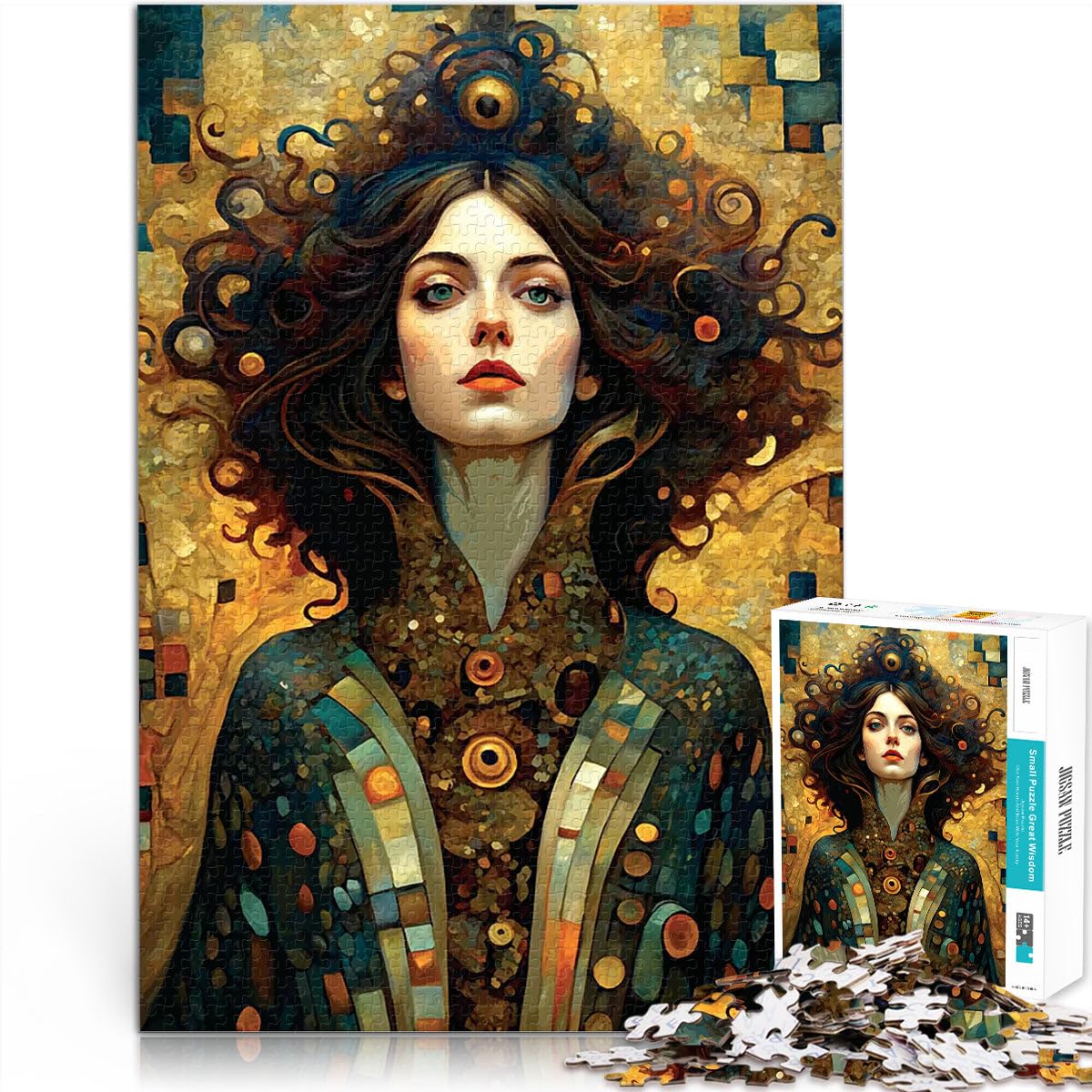 Puzzle for teenagers 1000 Pieces Cubist Iconic Beautiful Herausfordernd Schwierig Wunschliste mit dem Weihnachtsmann75x50cm — image 1