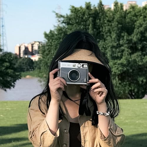 Miniatura 2 de Rieibi Accesorios para cámara instantánea Fujifilm Instax Mini Evo, paquete de regalo incluye funda transparente Instax Mini Evo y protector de