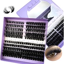 10Rows 5D Fluffy Lashes Cluster 60/80/100D/120D Thick Eyelash Russia Curl Wispy Individual Lashes 10-18mm Mix Eyelash Extension 10Rows 506080100