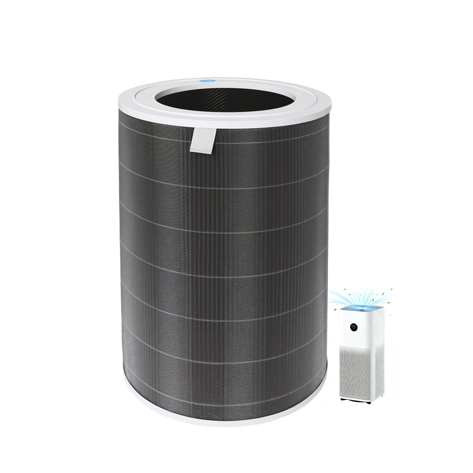 Ersatzfilter kompatibel mit Xiaomi Smart Air Purifier 4 Pro, H13 HEPA Luftreiniger Filter mit Aktivkohle, 3-in-1 Kombi-Filter für Staub Pollen Tierhaare Rauch Gerüche