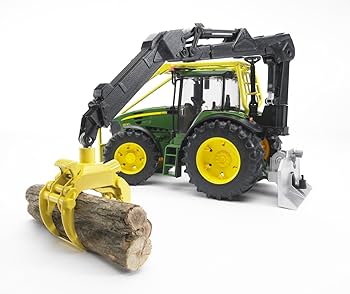 Bruder John Deere 7930 Forestry Tractor : Amazon.com.au: Toys & Games