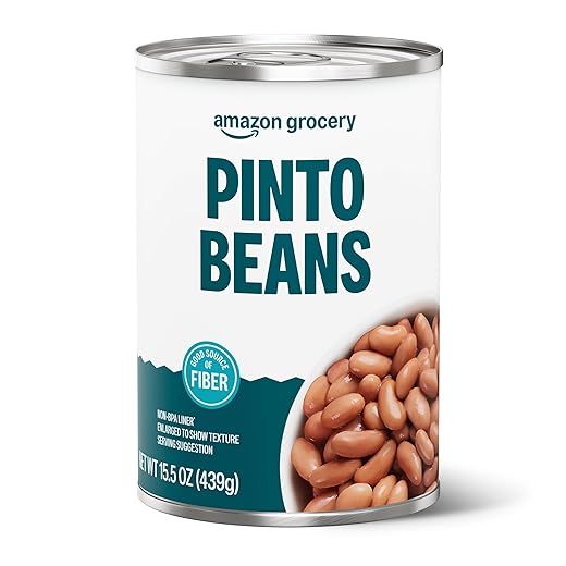 Amazon Grocery, Canned Pinto Beans, 15.5 Oz (Previously Amazon Fresh, Packaging May Vary)