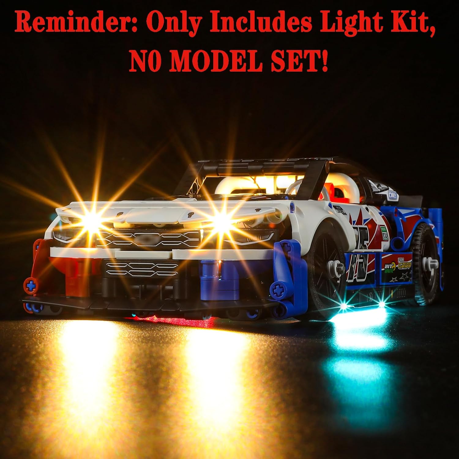 LED Light Set Compatible with Lego 42153 NASCAR Next Gen Chevrolet Camaro ZL1 Technic Building Blocks Model - Model Set NOT Included image 4