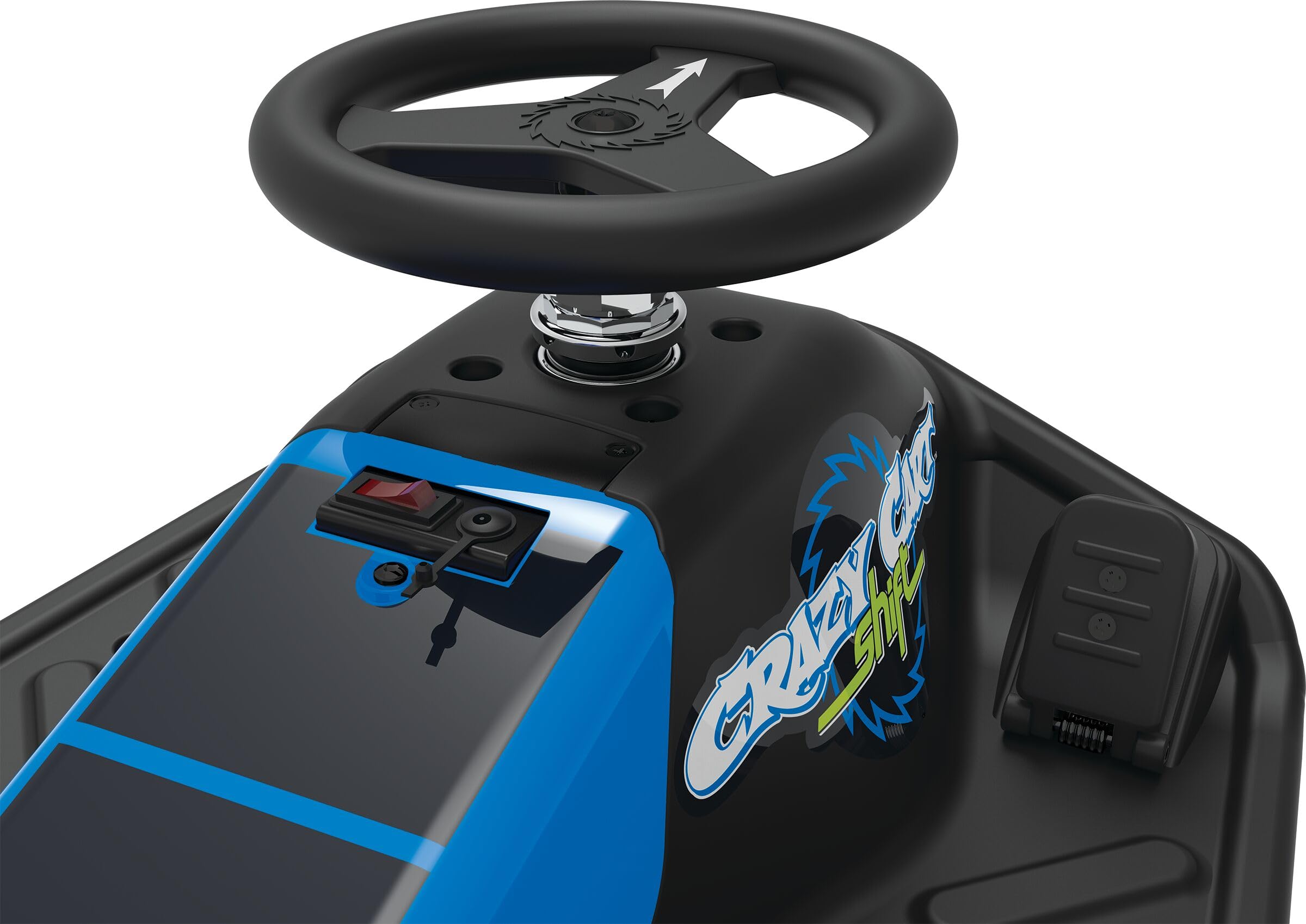 Crazy Cart Shift LV – Razor litowo Drift Kart dla dzieci, wysokowydajny silnik o mocy 100 W, szybsze ładowanie, lżejsza konstrukcja, o zmiennej prędkości
