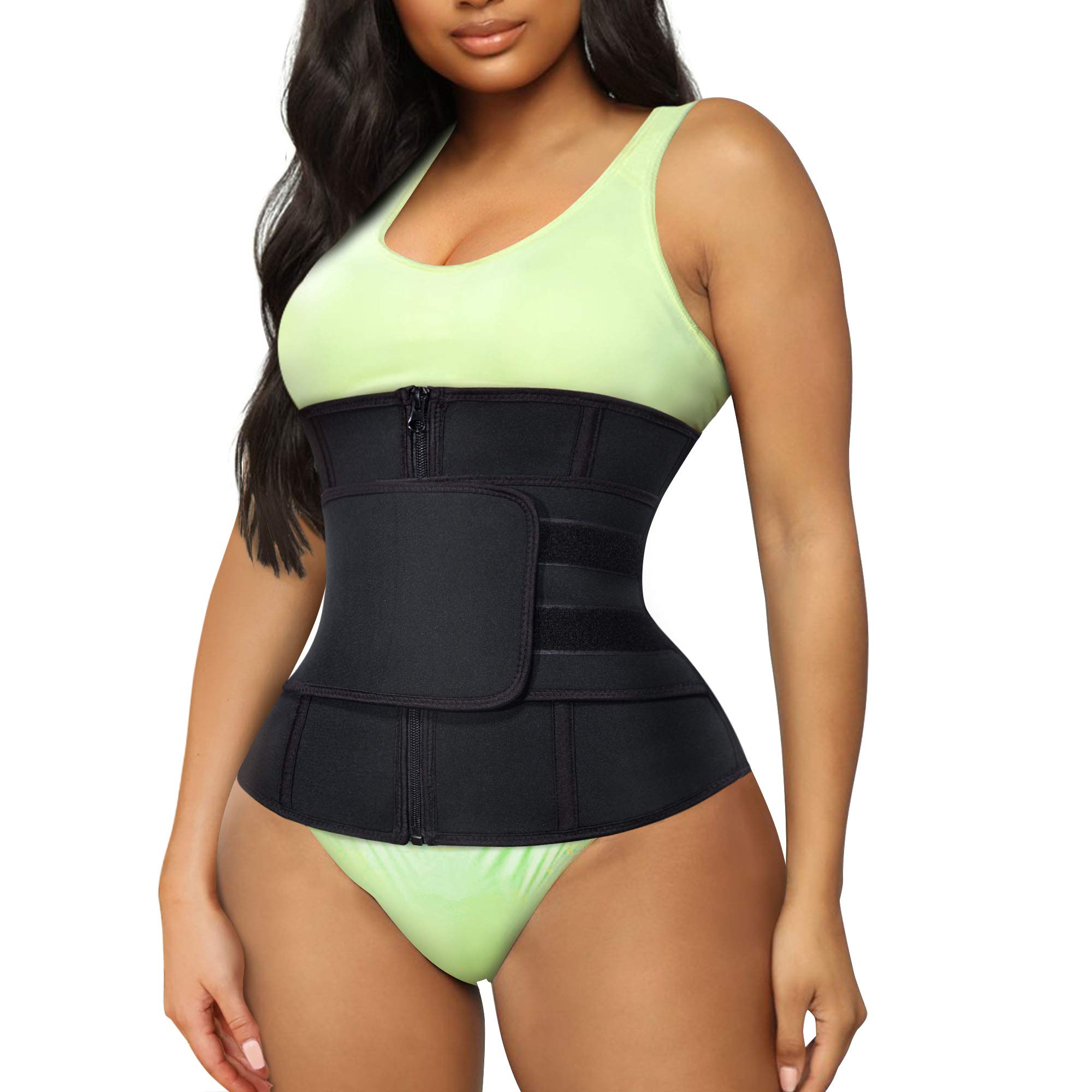 Ceinture de Sudation Femme Serre Taille Cincher Corset Minceur Ceinture Abdominale Amincissante Néoprène