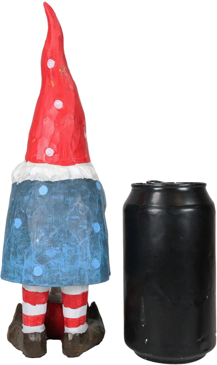 Ebros Gift Whimsical Adventuring Festive Holiday Golfer Gnome Using Toadstool Mushroom As Golf Club Figurine Travelling Gnomes DIY Fairy Garden Home Decor Sculpture