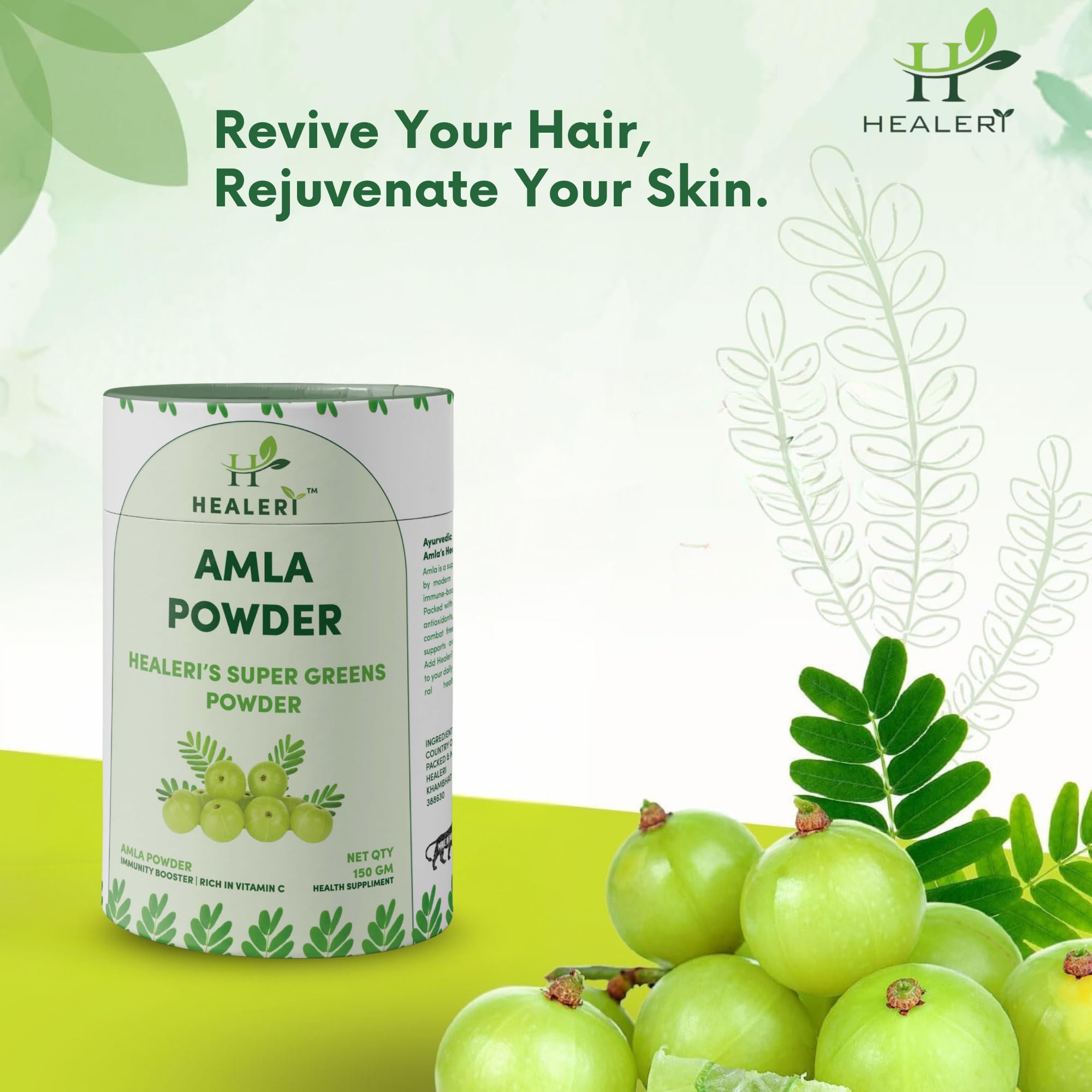 Amla Powder 150g | Amalaki | Indian Gooseberry | Fine Ground Fruit Powder | Daily Use | Resealable Container — Amazon image 3