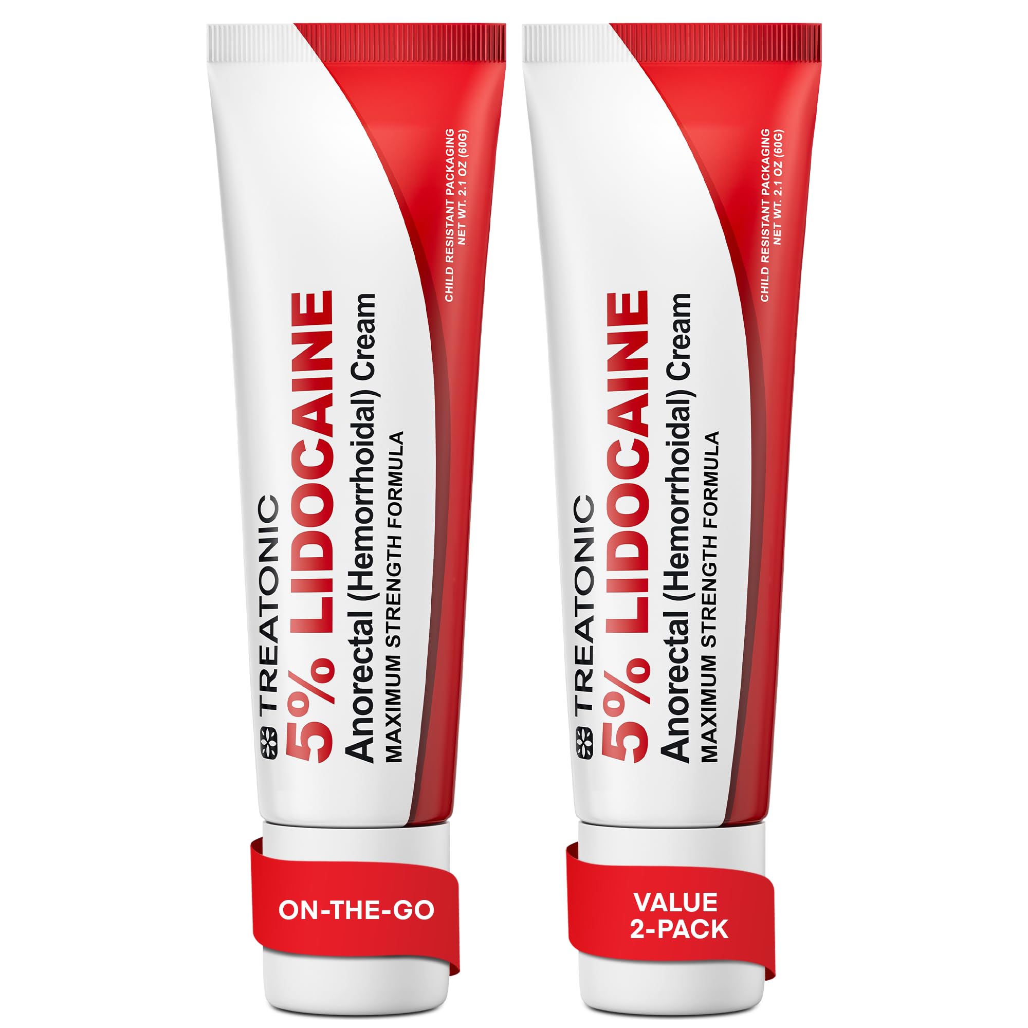 Treatonic 5% Lidocaine Numbing Cream: Lidocaine Cream Maximum Strength for Pain Relief, Itching, Burning, Soreness, Hemorrhoid Treatment - Fast Acting & Long Lasting Numbing - 2.1 oz — Amazon image 17