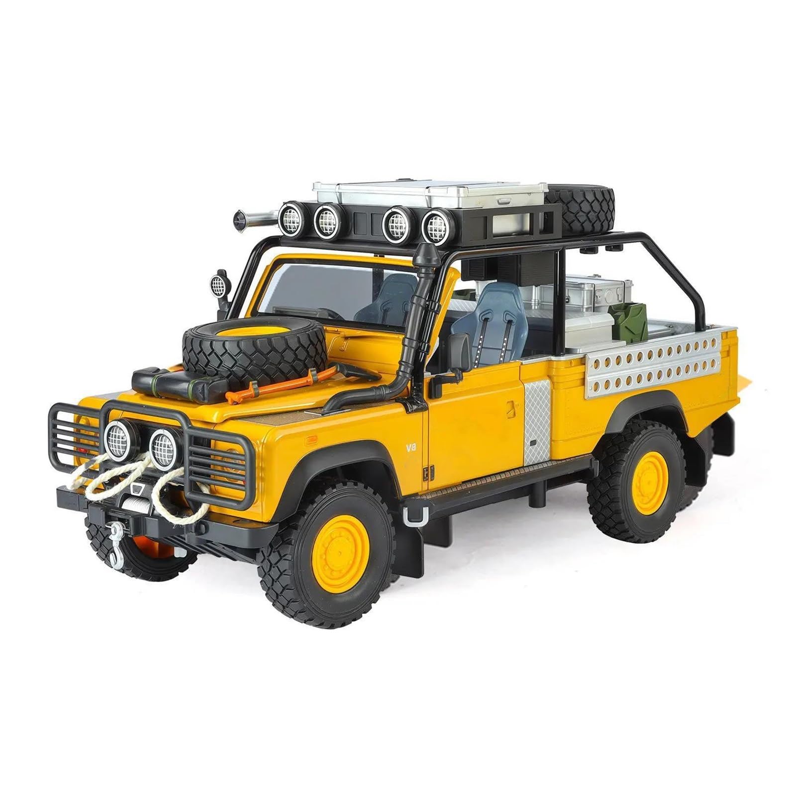 Mocalux Yellow Scale Die-Cast Model Car For Defender 110 Diecast Model Car