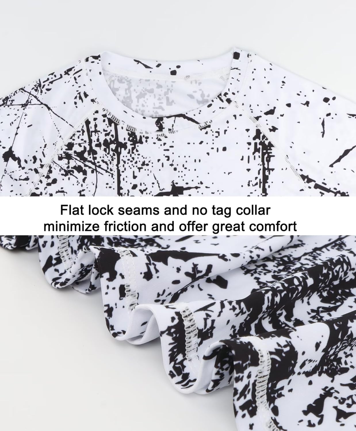 Men's Rashguard Swim Shirt Short Sleeve UPF 50+ Sun Protection Shirt SPF Quick Dry Water Lightweight Shirt - Image 6