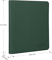 Vista 2 de Carpeta Toploader CARDBINDER, Estuches Duros Toploader, Fundas de 4 Bolsillos para hasta 128 Tarjetas. Carpeta de Tarjetas Toploader con Fundas