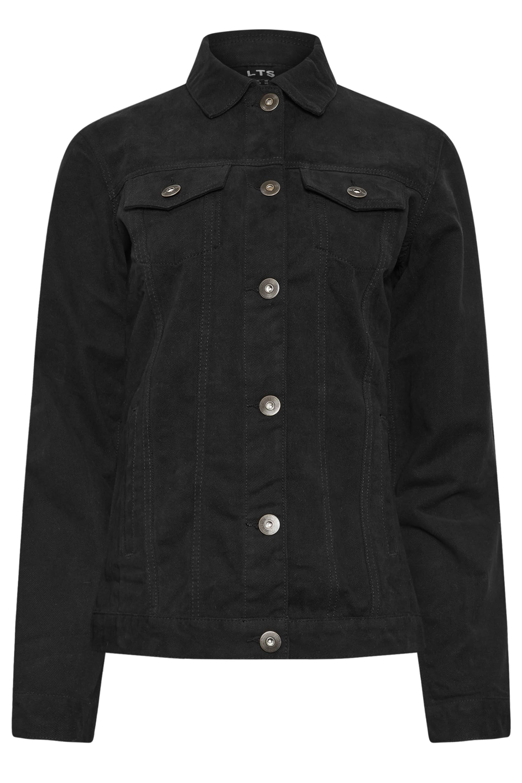 Long Tall Sally - LTS Tall Denim Button Through Jacket - Women's