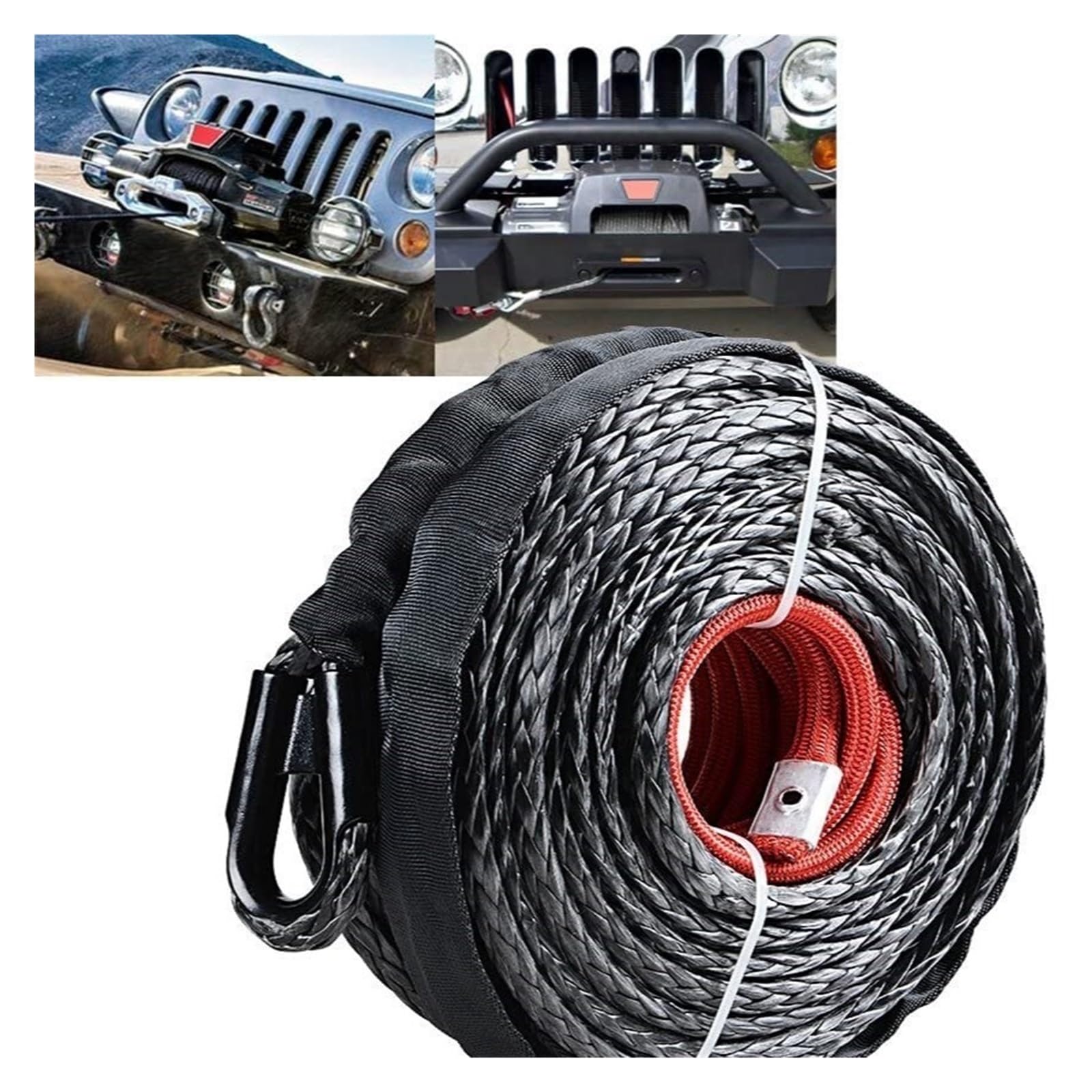 Cuerda De Cabrestante Cable Línea Repuesto Sintético 3/8 Pulgadas Y 9,5 Mm