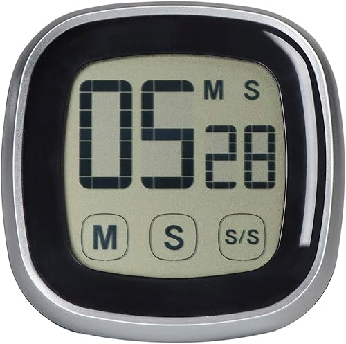 Miniatura 5 de Westclox Temporizador digital para hombres y mujeres, cuenta regresiva y cronómetro con pantalla grande, parte trasera magnética y soporte plegable,