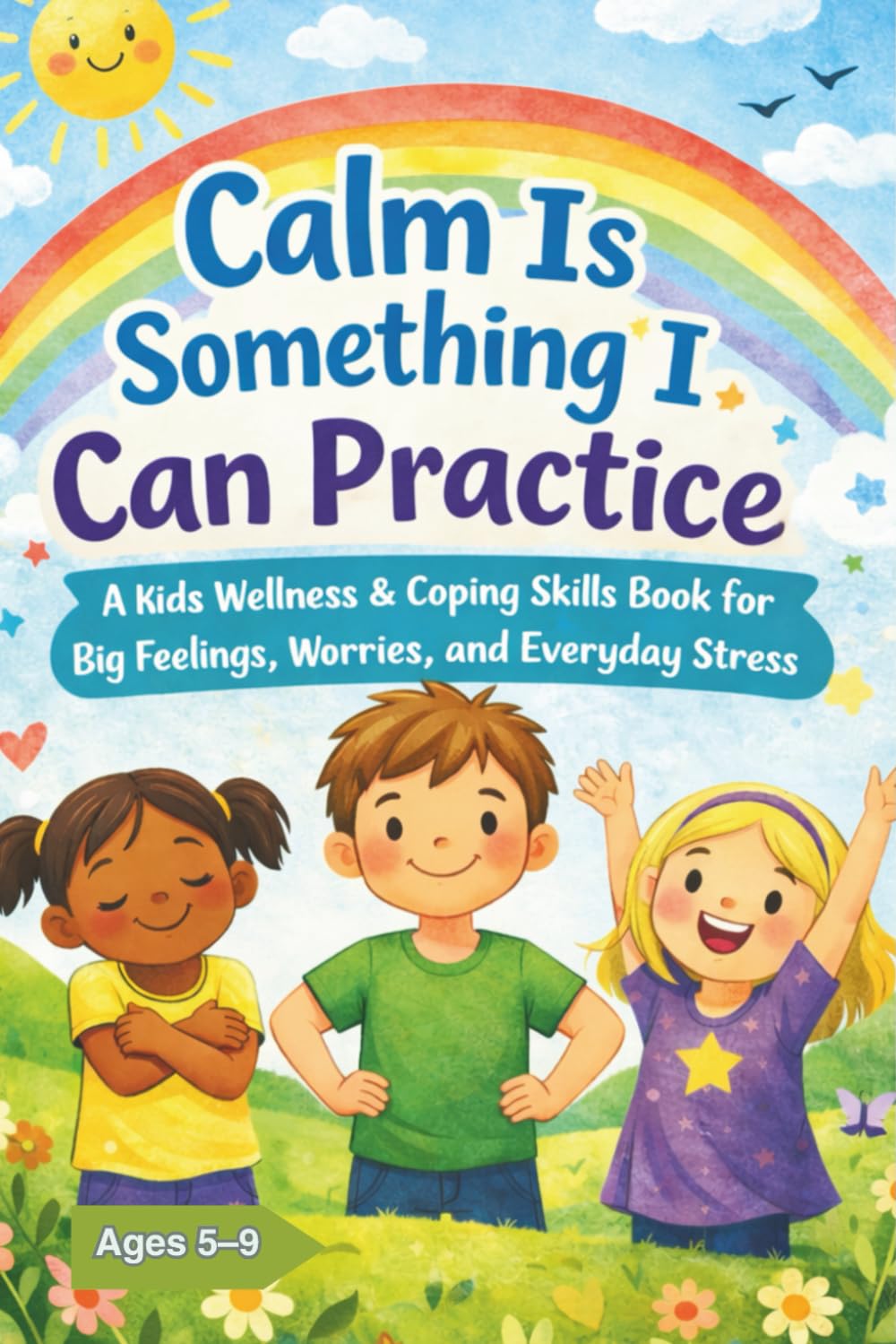 Calm Is Something I Can Practice: A Kids Wellness & Coping Skills Book for Big Feelings, Worries, and Everyday Stress (Ages 5–9)