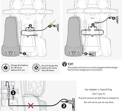 Miniatura 3 de PwrON Adaptador de conector B para Disney Quad Pacific Cycle Marvel The Avenger Good Dinosaur Princess Fairies Minnie Mouse Frozen CAR McQueen y