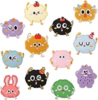 Vista 10 de 12 parches de gatos lindos para coser, parches autoadhesivos para chaquetas, mochilas, jeans, ropa, zapatos, parches de bricolaje