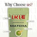 IKIE Matcha Green Tea Powder 500g | No Additives | Organic Japanese Matcha, Premium Grade, Stone Ground | Shizuoka Origin | Ideal for Lattes & Smoothies | Boosts Focus gallery image