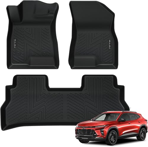 NIKALAIKA Alfombrillas de suelo para ChevroletChevy Trax 2024, protección para todo tipo de clima, forros de goma TPE para Chevy Trax 2024,