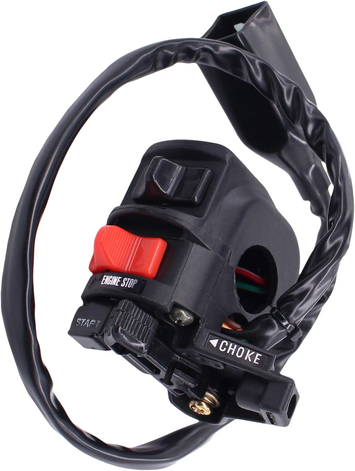 Left Handlebar Kill Switch Start Headlight For Kawasaki Bayou 185 220 KLF185/220 - Foto 2