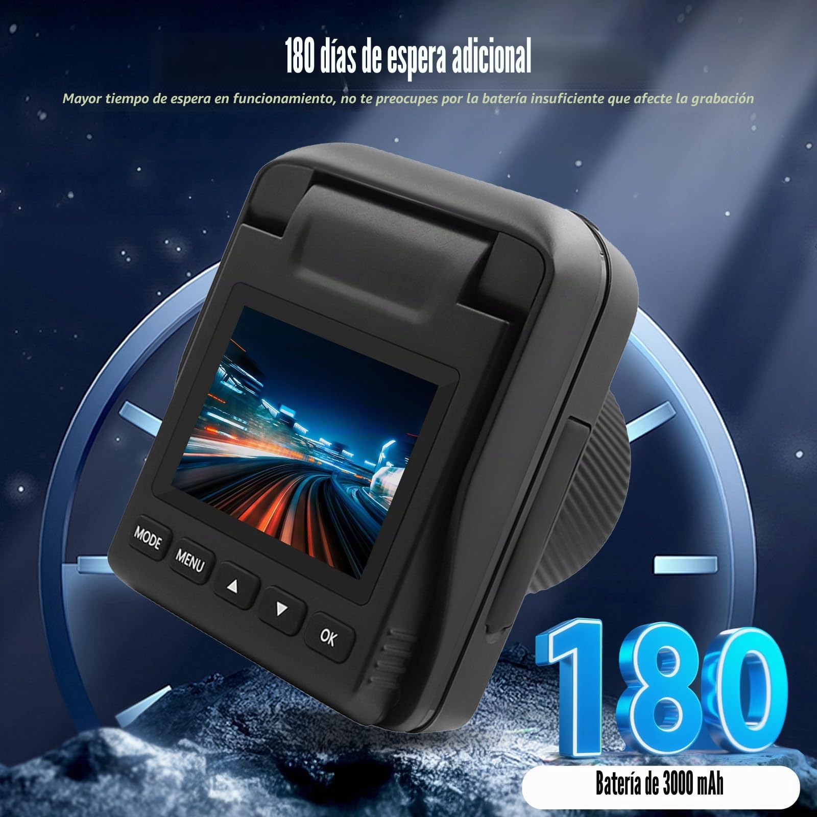 Cámara de lapso de tiempo 4K, 3200 W, IP66, resistente al agua, con batería de 6 meses, tarjeta TF de 64 GB, pantalla basculante de 2 pulgadas, grabación macro, para registrar trabajos de construcción