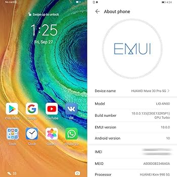 HUAWEI Mate 30 Pro LIOーL29 256G(4G版) Huawei Mate 30 Pro LIO-L29 256GB 8GB RAM (GSM Only, No CDMA