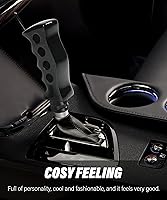 Vista 5 de Zlirfy - Pomo de palanca de cambios de automóvil, perilla de cambio automática, accesorios de automóvil, mango de cuchillo de agarre para automóvil