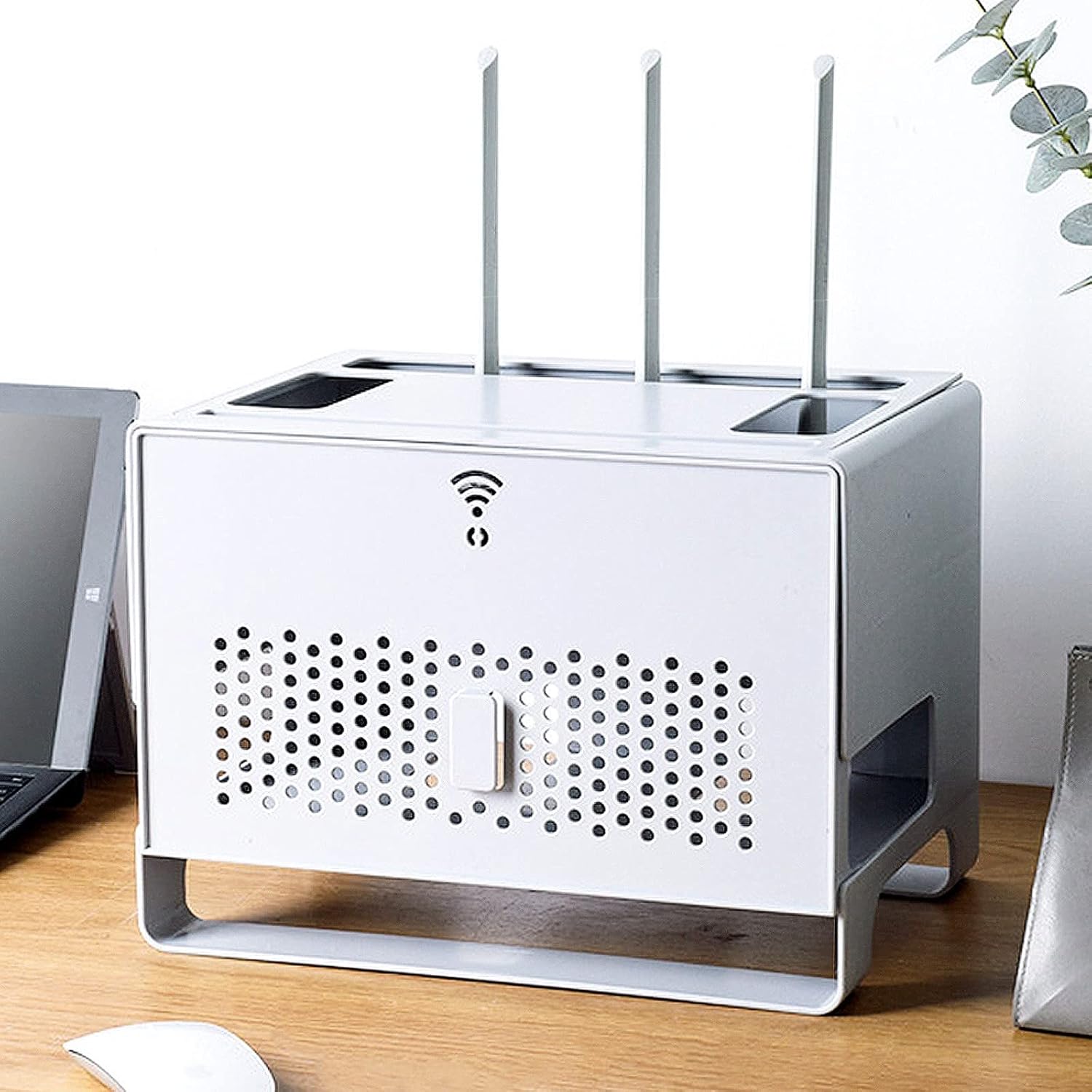 WiFi Router Storage Boxes MultiFunction Settop Box Rack