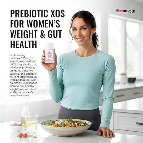 Vista 5 de GLP-1 Suplemento probiótico para pérdida de peso para mujeres, supresor del apetito natural, metabolismo y refuerzo de la salud intestinal, impulso