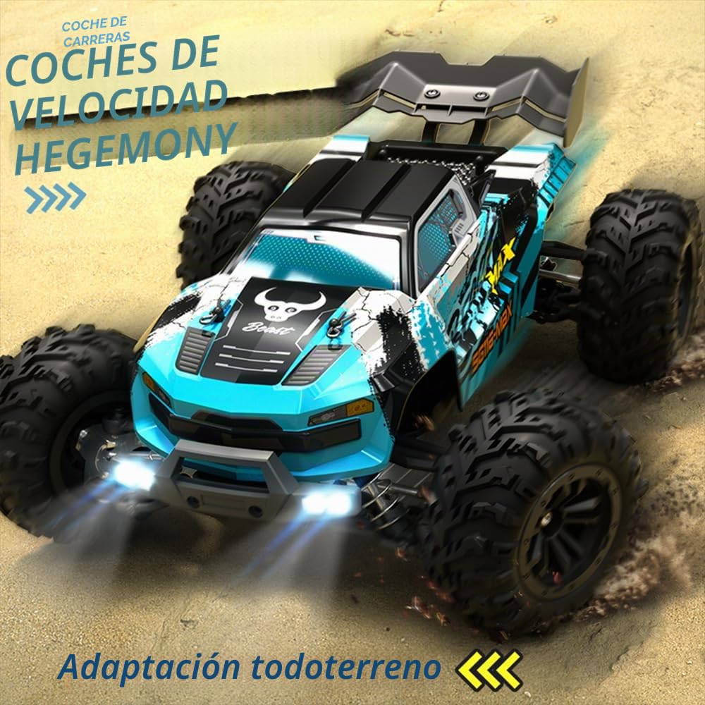 SG116 MAX Coche teledirigido 80 km/h, bolsa de transporte, 1:16 4WD Off Road Race Buggy, motor sin escobillas RC alta velocidad Offroad Drift Carreras, 3 baterías