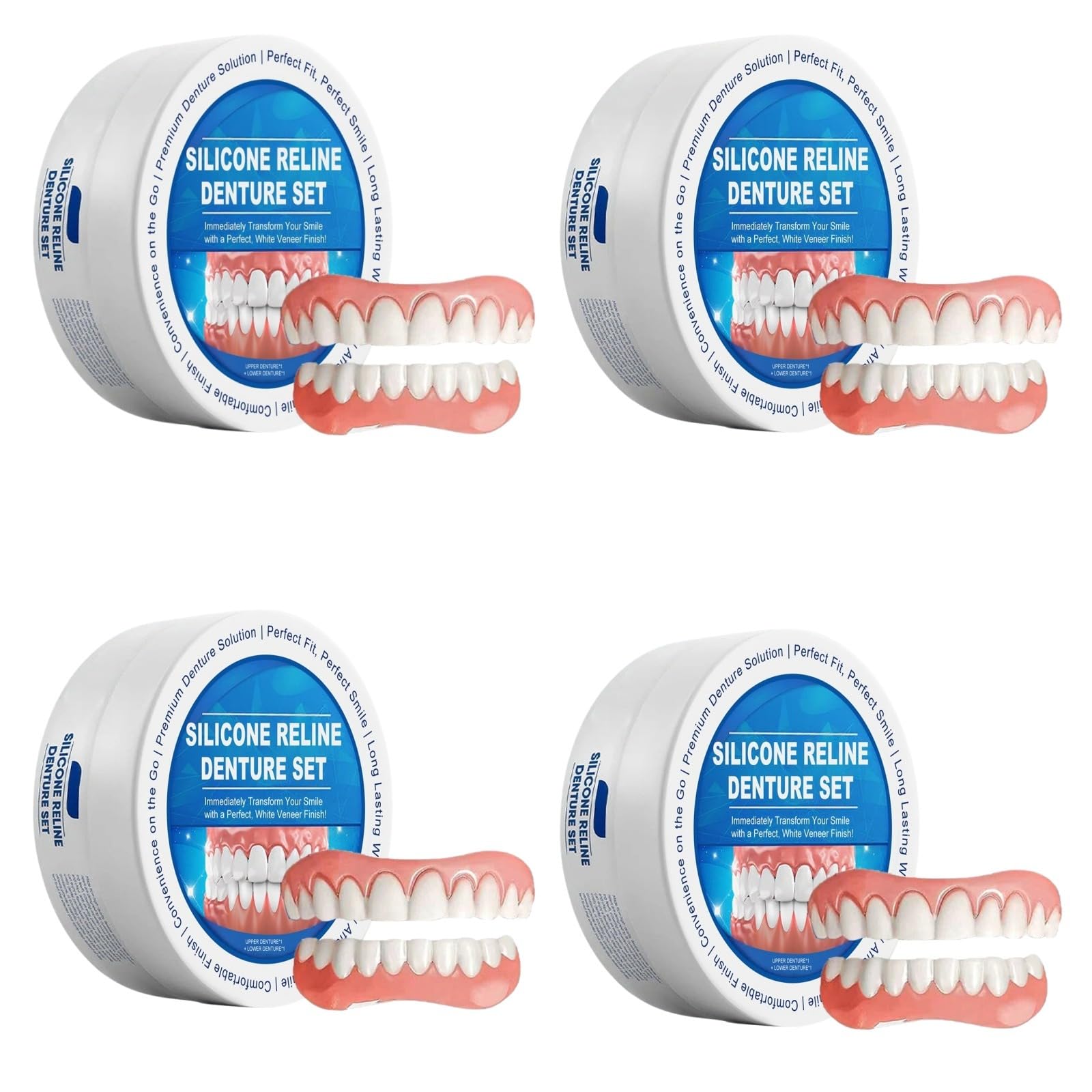 Dentier Prothèses dentaires, kit de rebasage Soft Dent-ure, aspect naturel