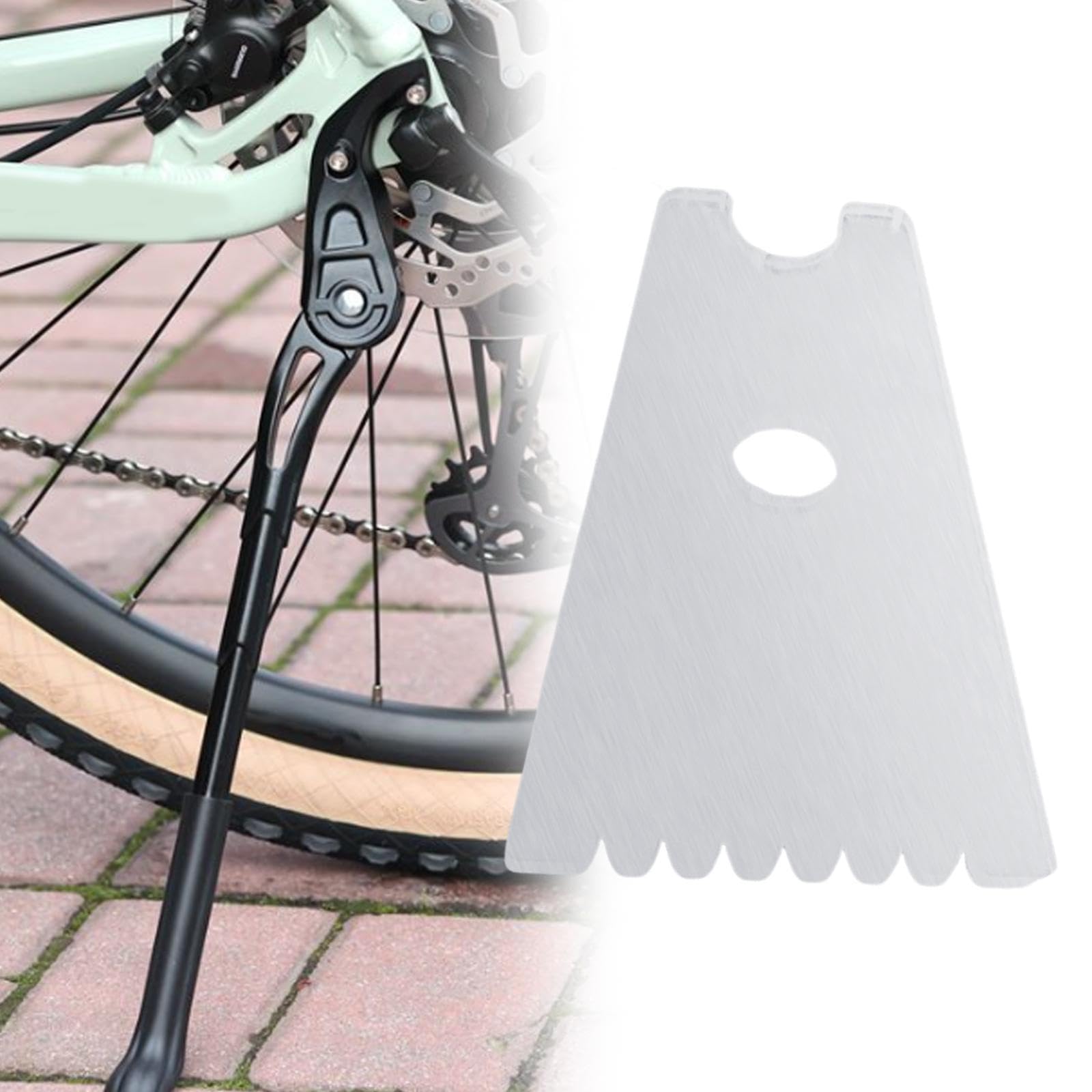 Menolana Bicycle Clear Acrylic Support Portable Accessories Compact Adjusting Cleaning Repairing Bicycle Stand Bike Stand, Large