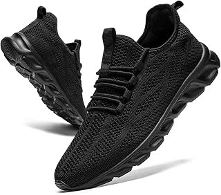 ZGPWZWL Men's Lightweight Running Shoes - Breathable Mesh Sneakers for Gym, Tennis, Walking & Workouts