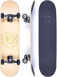 Skate Maple Profissional Montado Cisco Skate Logo Gold 7.75
