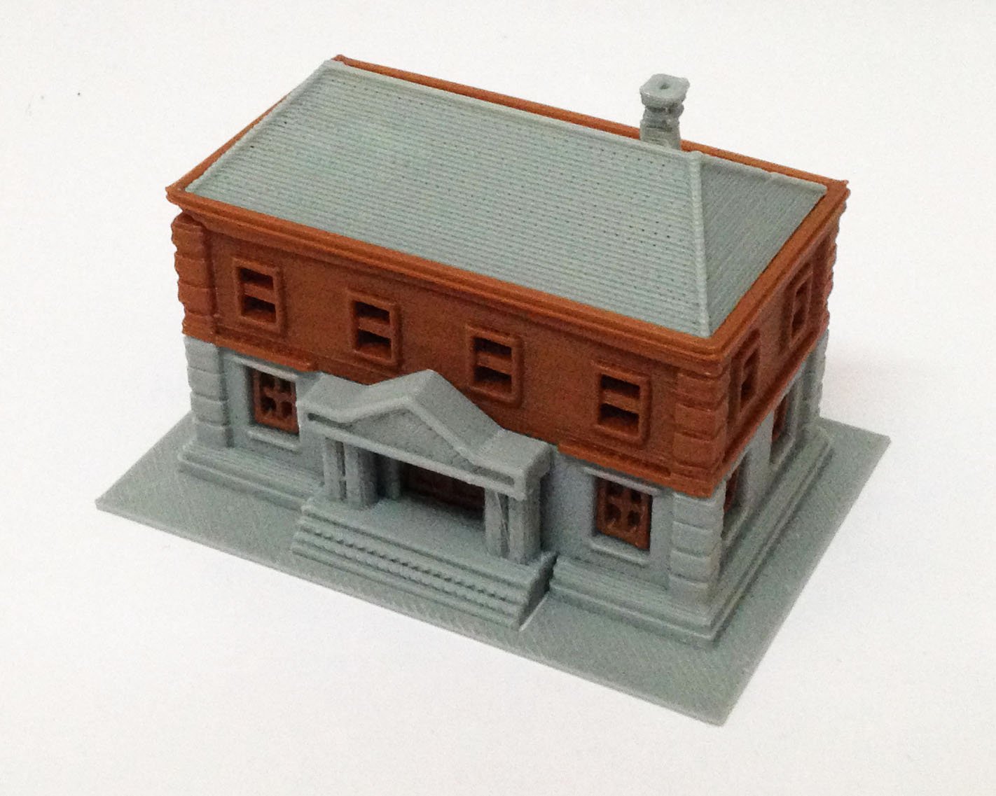 Outland Models Railroad Government Dept/City Hall/Police Station N Scale