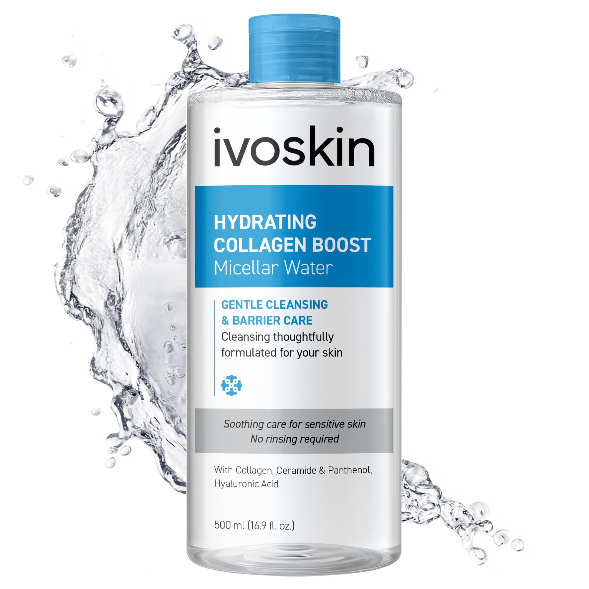 Amazon.com: IVOSKIN Hydrating Collagen Boost Micellar Water