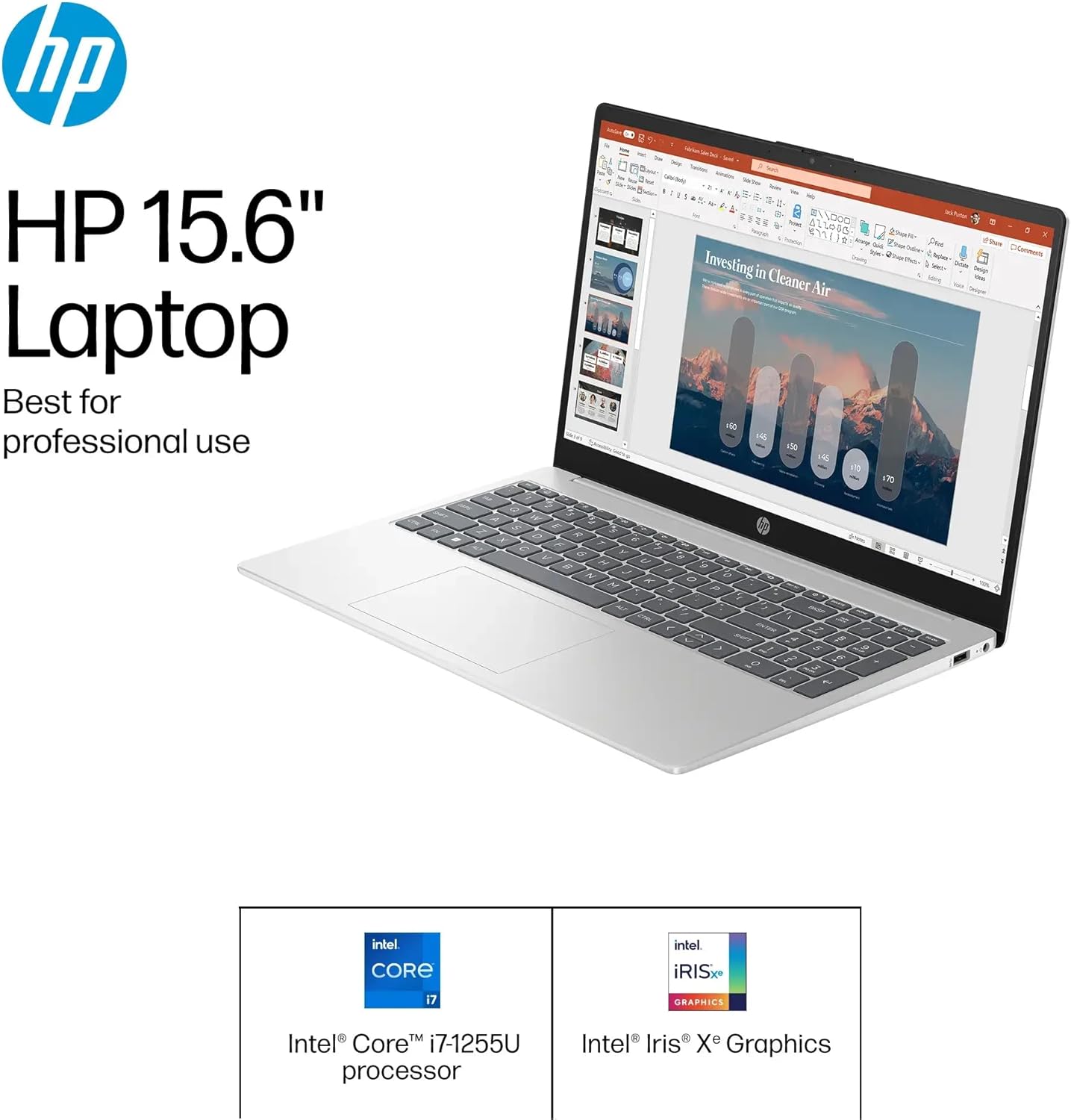 HP Pavilion Touch Laptop - Intel Business Laptop i7-1255U Beat i9-8950HK - 15.6" FHD Display - 16GB RAM -512GB PCIe SSD - Intel Iris Xe Graphics - W/Mouse