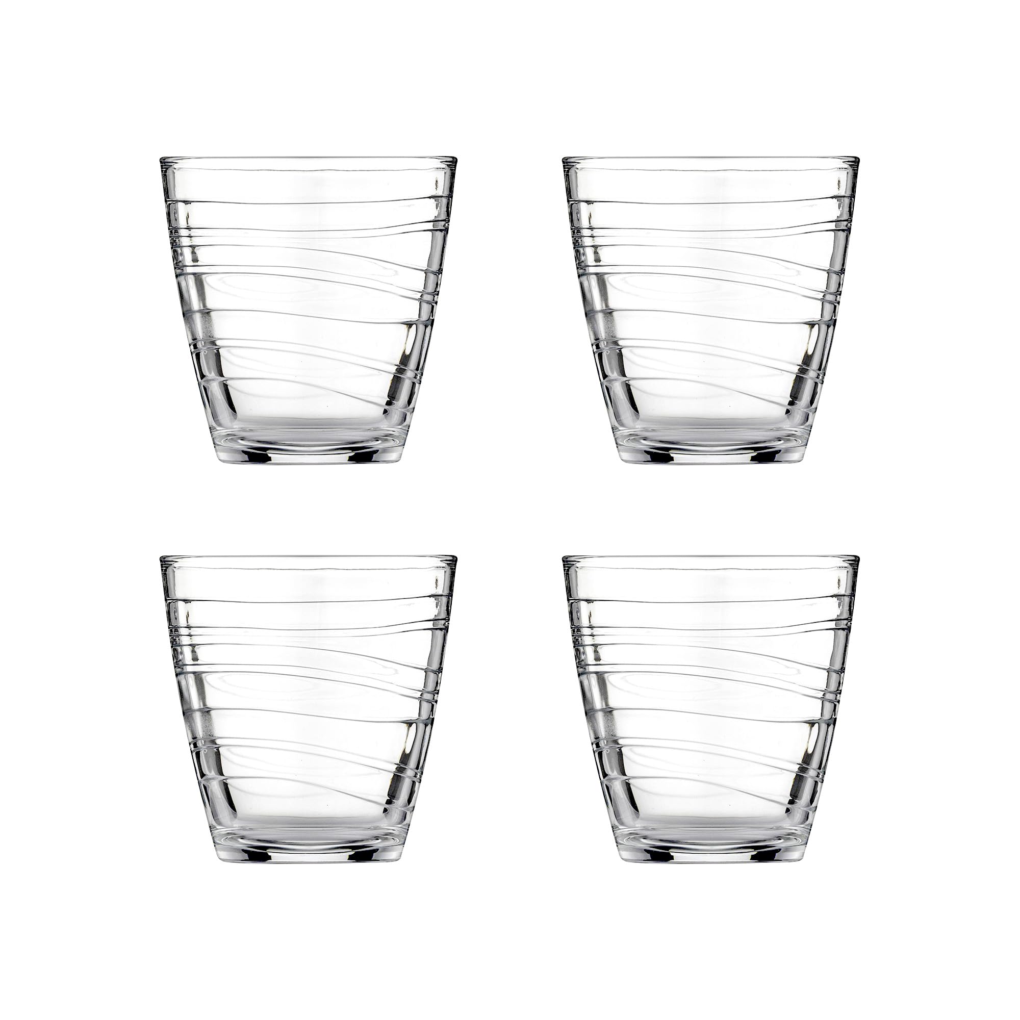 Ravenhead Mixer Glass Essentials Swirl Set Of 4 30Cl